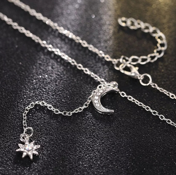 ☆Willie☆ Stars and Moon necklace - Picture 5 of 5